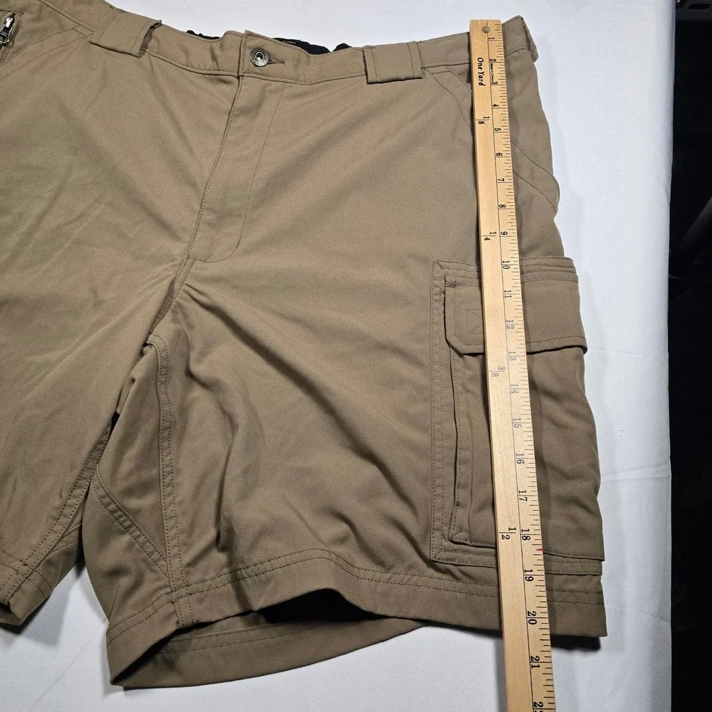 Duluth Men's 2XL Tan Nylon Cargo‎ Shorts 42W Hiking Work Utility